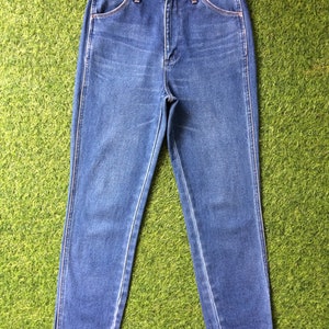 Vintage Wrangler Jeans, storlek 30, blekta ljustvättade denim bild 3