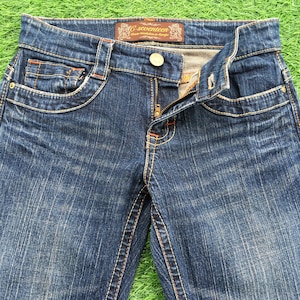 パンツ 00s destroy studded flare denim Y2K punk Amazon.com: Womens Vintage Punk Gothic Jeans Y2K Teen Girls