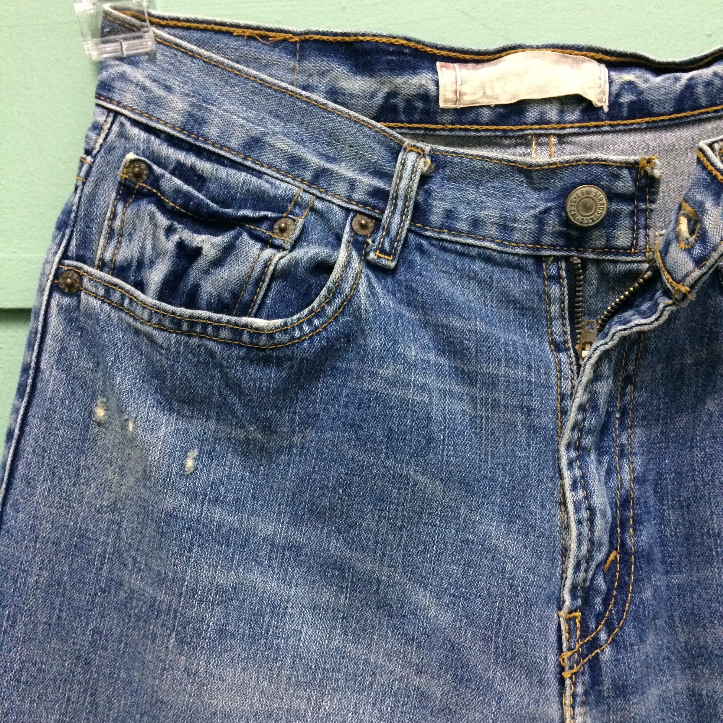 Size 30 Vintage Distressed Levis 569 Jeans W30 L30 Medium Wash - Etsy Canada