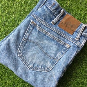 Size 33 Vintage LEE Riders Distressed Dirty Jeans W33 L28 Classic Lee Vintage Mom Jeans Regular Fit Jeans Waist 33&quot;