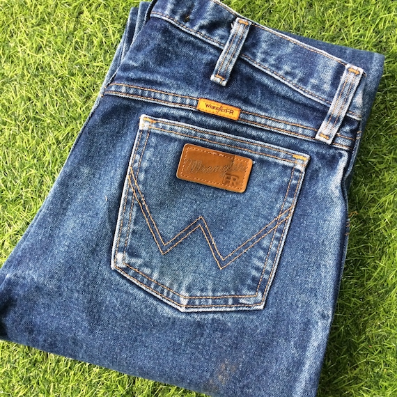 Size 33 Vintage Wrangler FR Western Distressed Jeans W33 L31 - Etsy Hong  Kong