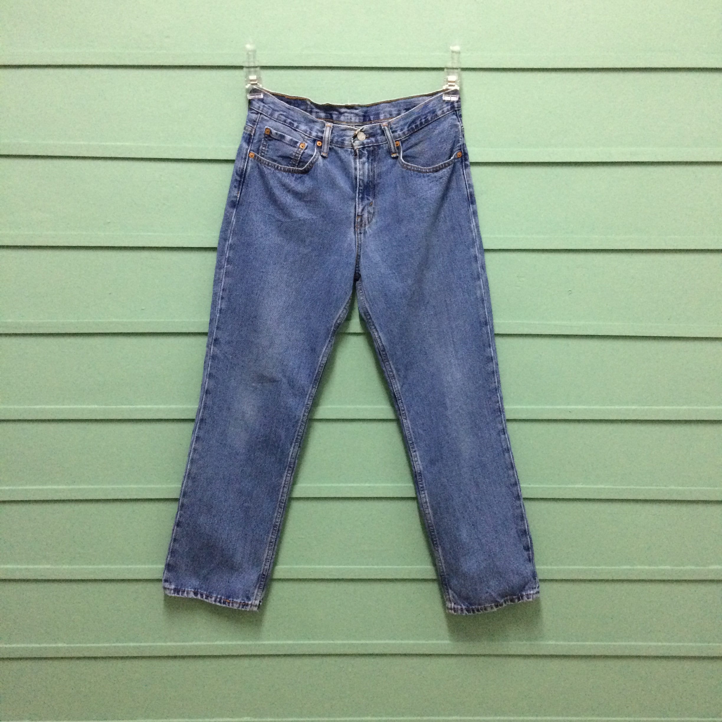W31 L28 Vintage Distressed Levis 516 Jeans Light Wash Rigid - Etsy