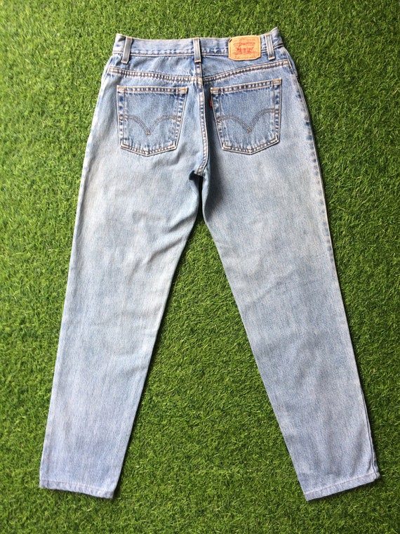 Size 28 Vintage Levis 550 Altered Reworked Light … - image 2