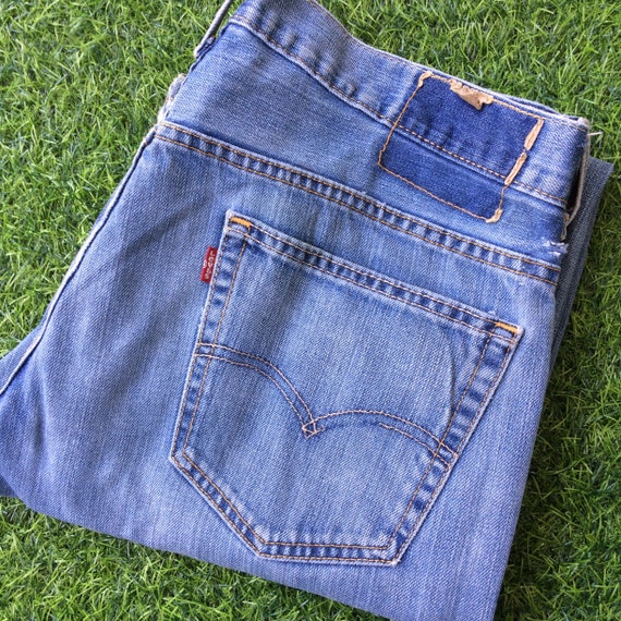 Taglia 34 Jeans Levis 569 Plus Size Vintage Distressed W34 L34 Jeans a gamba dritta in denim lavaggio chiaro Vita 34 Etsy Italia