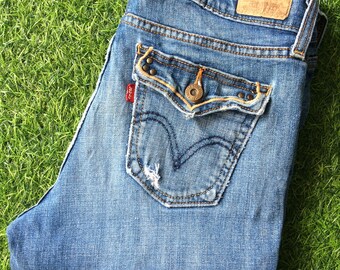 Size 26 Vintage Levis 515 Boot Cut Stretch Jeans W26 L31 - Etsy