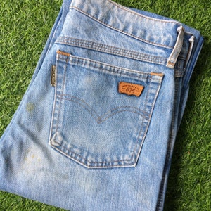 Size 29 Vintage Distressed Levis 636 Light Wash Jeans Big E Denim W29 L31 Classic Mom Hourglass Jeans Tapered Leg Jeans Waist 29&quot;