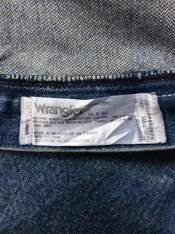 Buy Size 38 Vintage Wrangler Western Distressed Dirty Jeans W38 