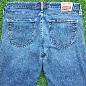 Size 29 Y2K Low Rise Flare Jeans W30 L33 Big Star Denim, Vintage Low Waist Flared Denim Pants, waist 30&quot;