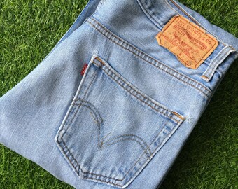 Vintage 70s 80s Levis 646 0217 Orange Tab W33 L32, Levis Bell Vintage 70s 80s Levis 646 0217 Orange Tab W33 L32, Levis Bell