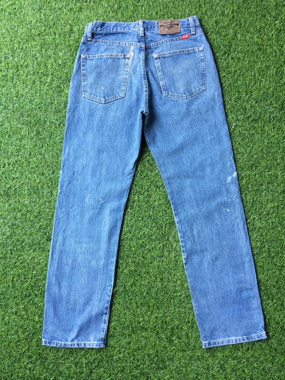 Size 30 Vintage Wrangler Western Distressed Jeans… - image 2