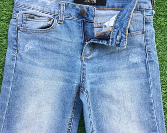Joe's Jeans Bootcut Jeans, Size 26, Low Waist, Faded Denim