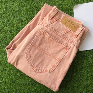 Size 27 Vintage Riders High Waist Mom Jeans Tapered Leg Made In USA, waist 27&quot; small