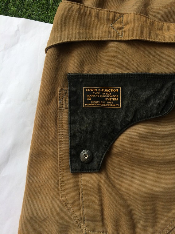 E Function Edwin Distressed Banana Cut Trousers, … - image 9