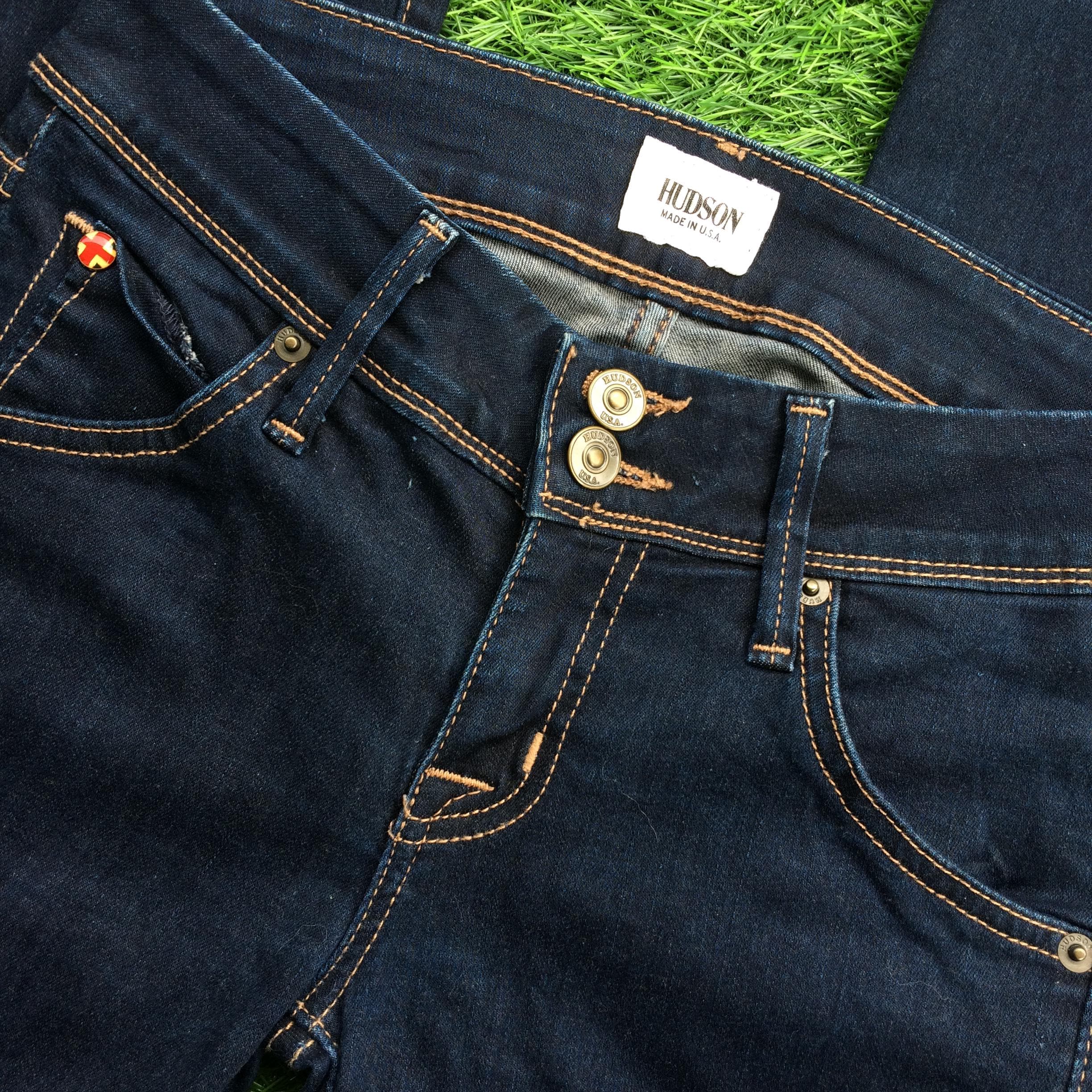 Jean Coupe Botte Hudson Taille 26, Coton Mélangé, Foncé, Très Bon état (occasion)