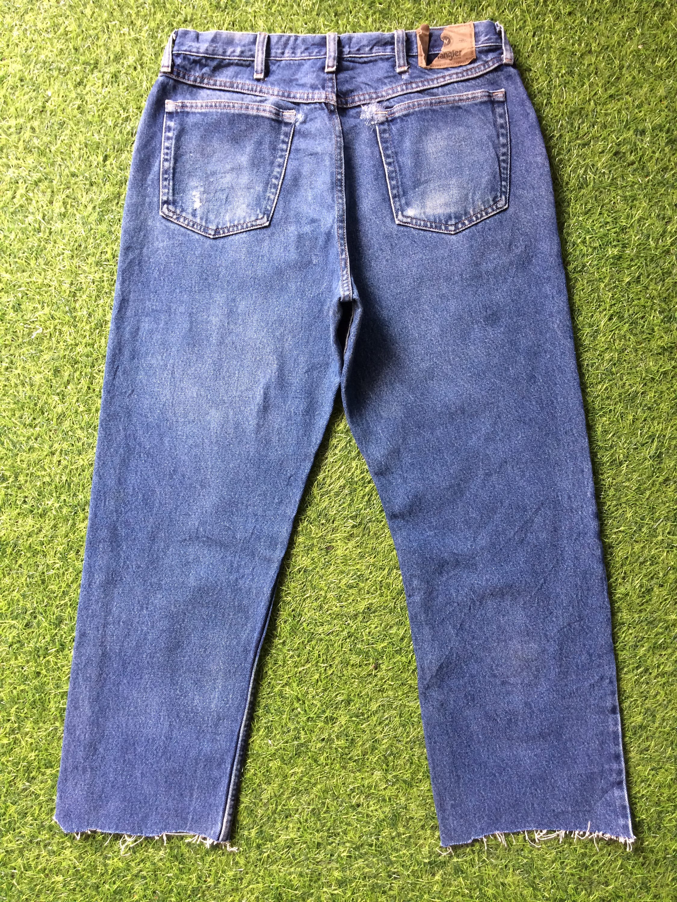 Taille 35 vintage Faded Wrangler Jeans, 35 tailles, Wrangler Straight Leg  Jeans, Jeans délavés moyens, Pantalon en denim Wrangler pour homme, 35x29 -  Etsy France