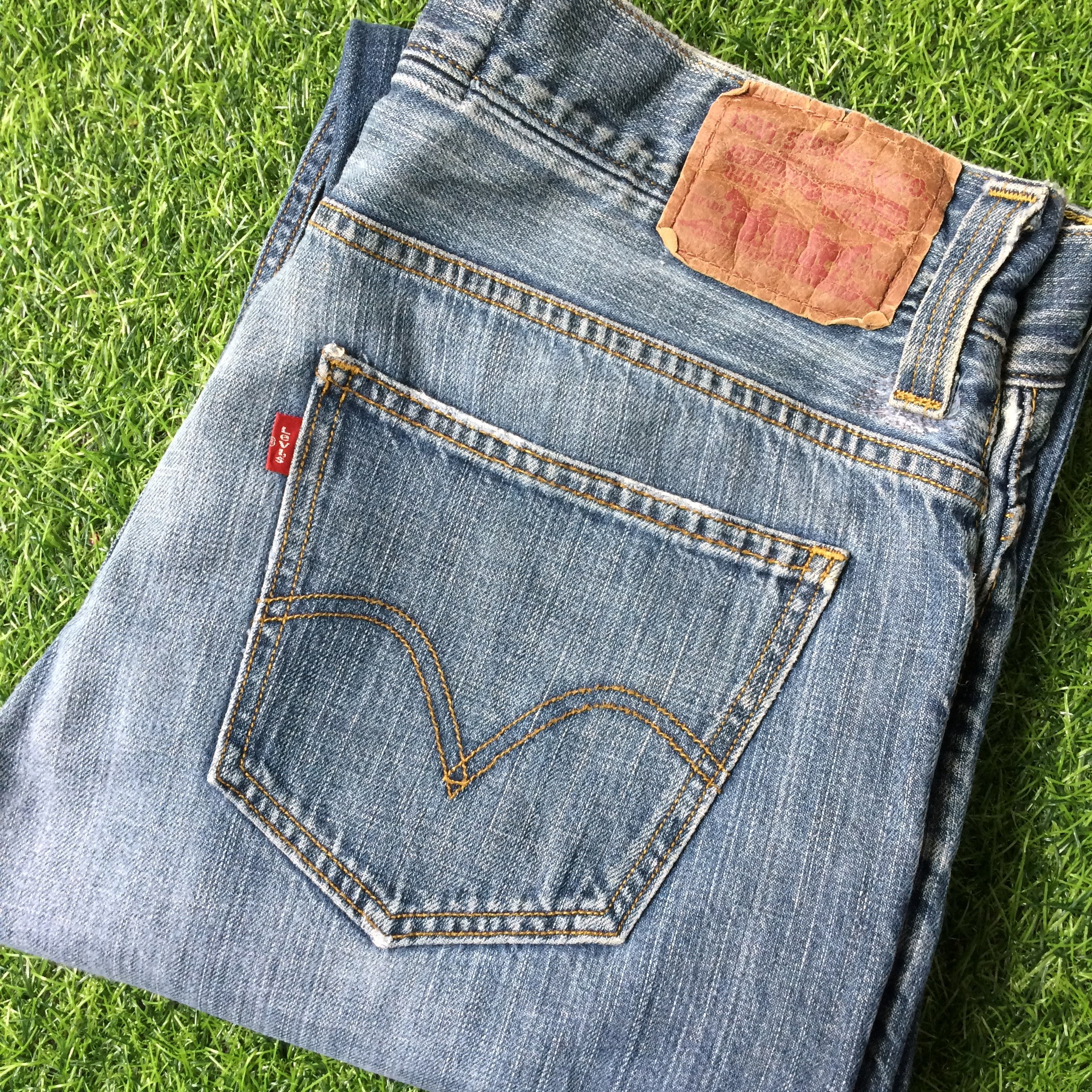 Size 36 Vintage Distressed Levis 549 Patch Jeans W36 L31 - Etsy Hong Kong