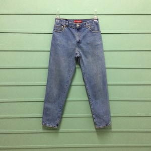 Size 32 Vintage Distressed Levis 550 Jeans W32 L31 Light Wash Rigid Denim Classic Relaxed Fit Tapered Leg Jeans Waist 32&quot;
