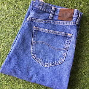 Size 32 Vintage LEE Riders Distressed Dirty Jeans W32 L32 Classic Lee Vintage Mom Jeans Relaxed Fit Jeans Waist 32&quot;
