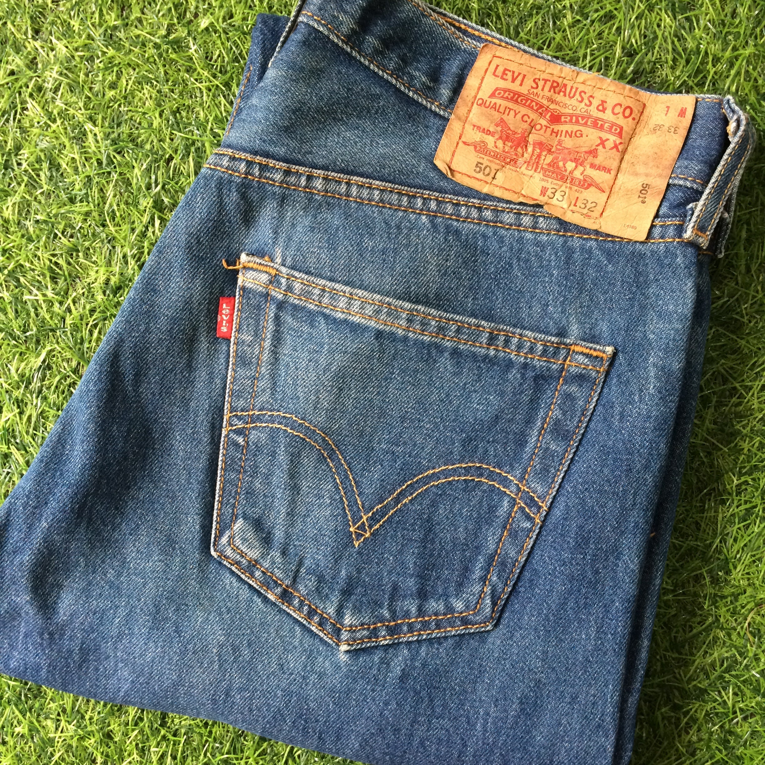 Size 31 Vintage Distressed Levis 501 