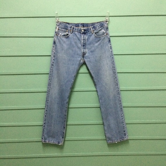 Size 34 Vintage Distressed Levis 501 