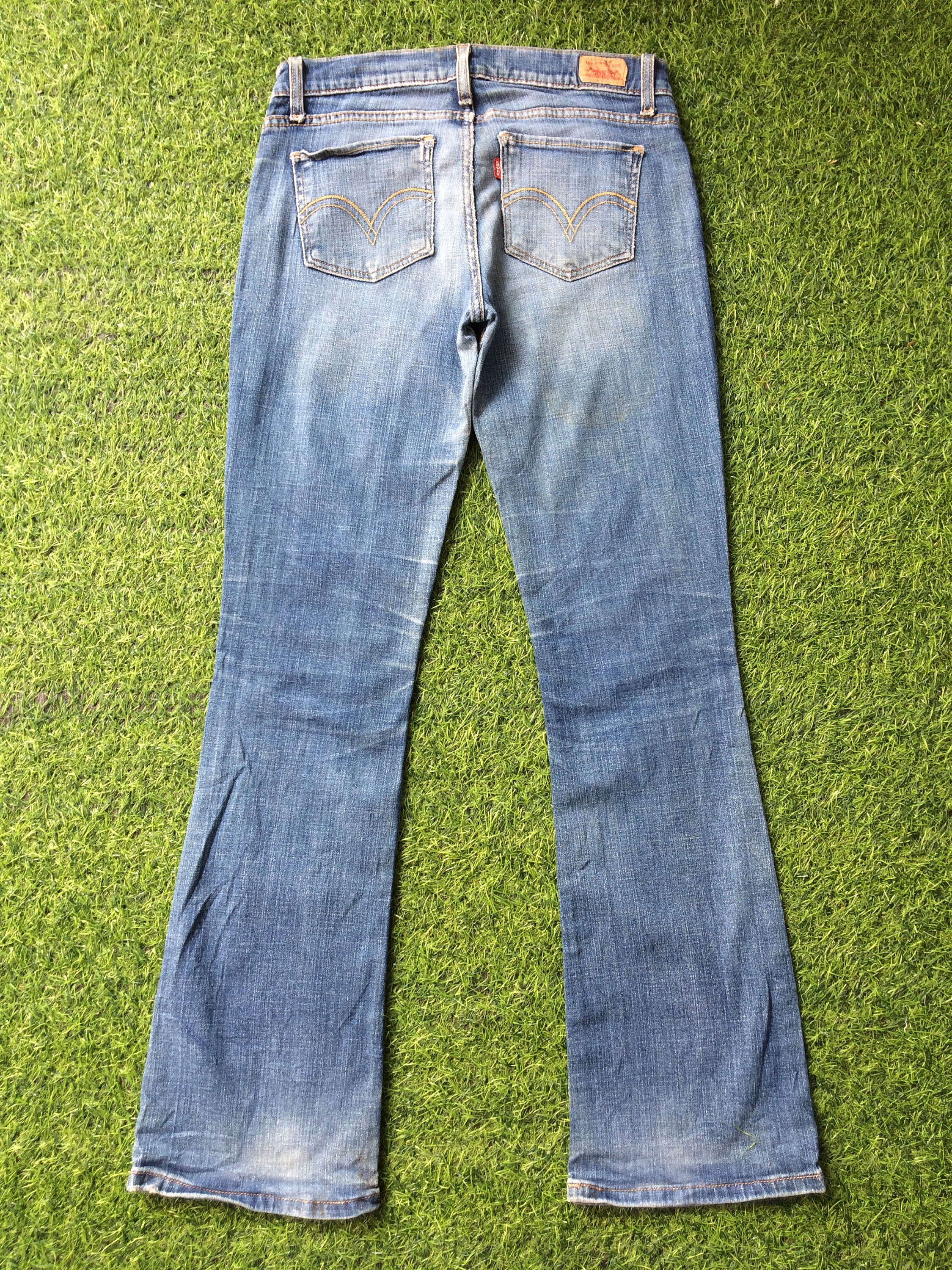 Size 29 Vintage Distressed Levis 524 Too Superlow Bootcut Jeans
