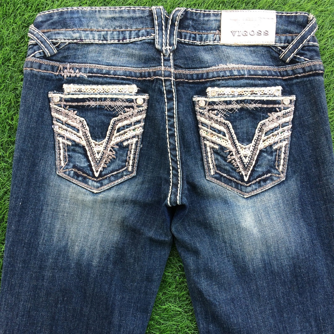 Buy Size 30 Vigoss Low Rise Bootcut Jeans W30 L30 Wide Leg Stretch Denim  Flare Jeans, Waist 30
