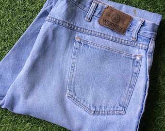 Vintage Y2K Wrangler Jeans Size 40 | Distressed Mid-Rise