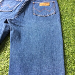 Vintage Wrangler Jeans, storlek 30, blekta ljustvättade denim bild 7