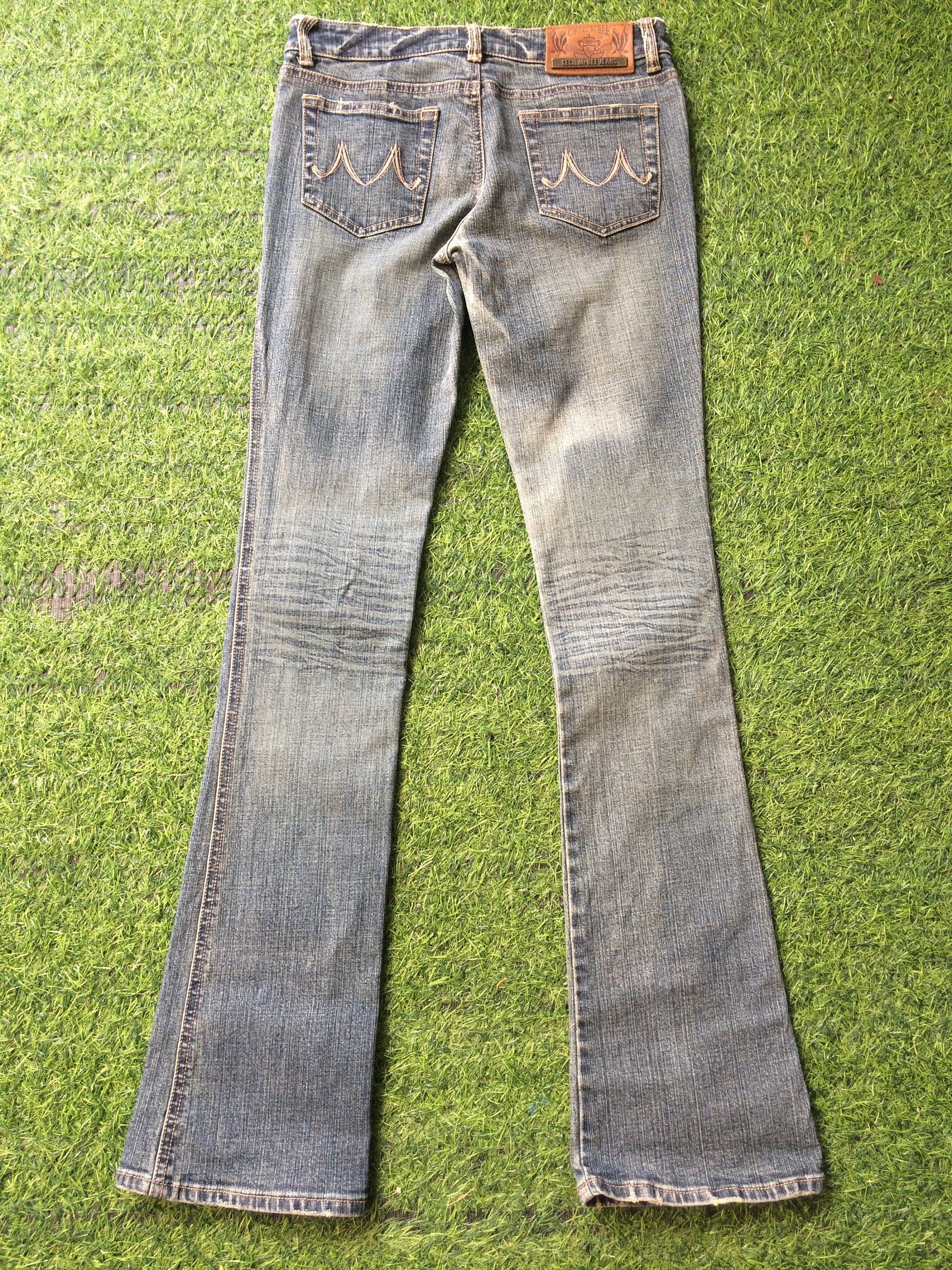 Y2K Japanese Low Rise Bootcut Jeans Measured 27, Cecil Mcbee 