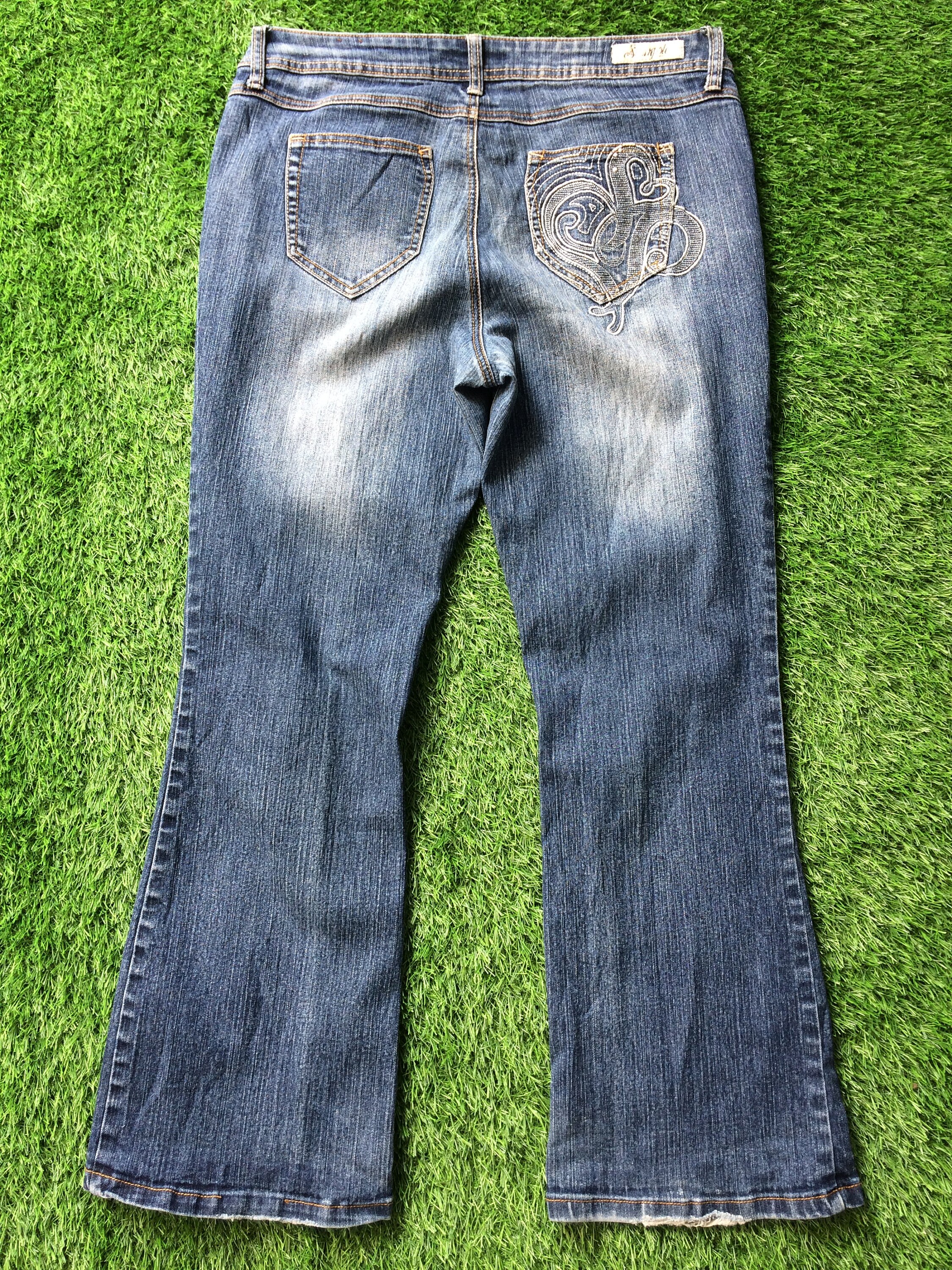 South Pole デニム ワイドレッグ 36 Size 36 Southpole Bootcut Jeans W36xl31 Distressed Wide Leg