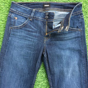 Size 29 Hudson Bootcut Flare Ultra Stretch Jeans W31 L33 Low Waisted Trendy Bootcut Pants Wide Leg Modern Bellbottom Denim Pants