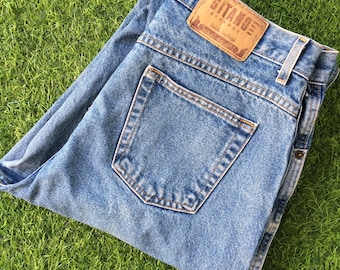 Vintage Gitano Mom Jeans: High Waisted Tapered Leg Denim, Size 33