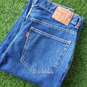 Größe 29 Vintage Mom Jeans W29 L31 Medium Wash Denim Tapered Leg Jeans, Medium - Taille 50 cm