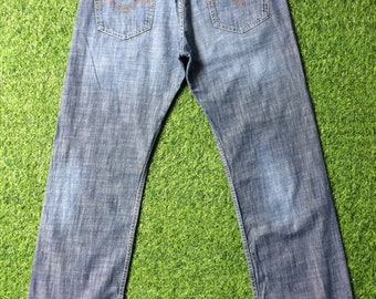 【W36 L30】 japan levi's blue 569 Japan Levi Dark Blue Jeans Straight Denim Levi's 569 W36