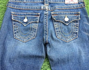 True Religion #803 Jeans Size 26 W26 L31 Bootcut Twisted