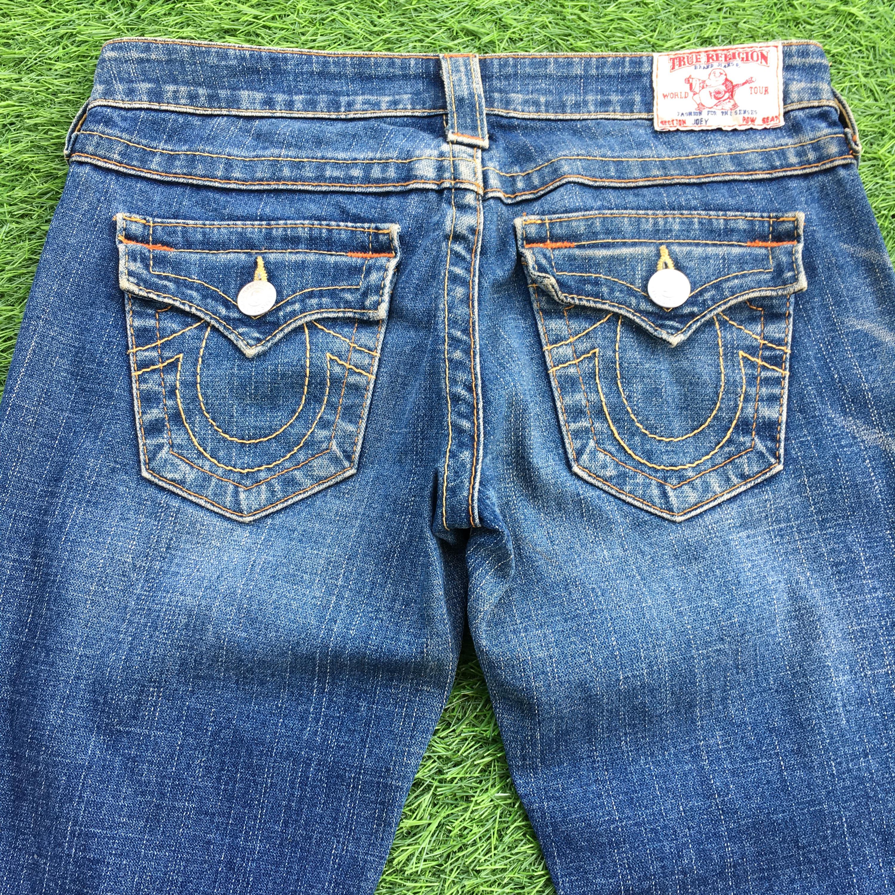 Size 26 True Religion Bootcut Jeans W29 L32 Low Waist Section Joey 