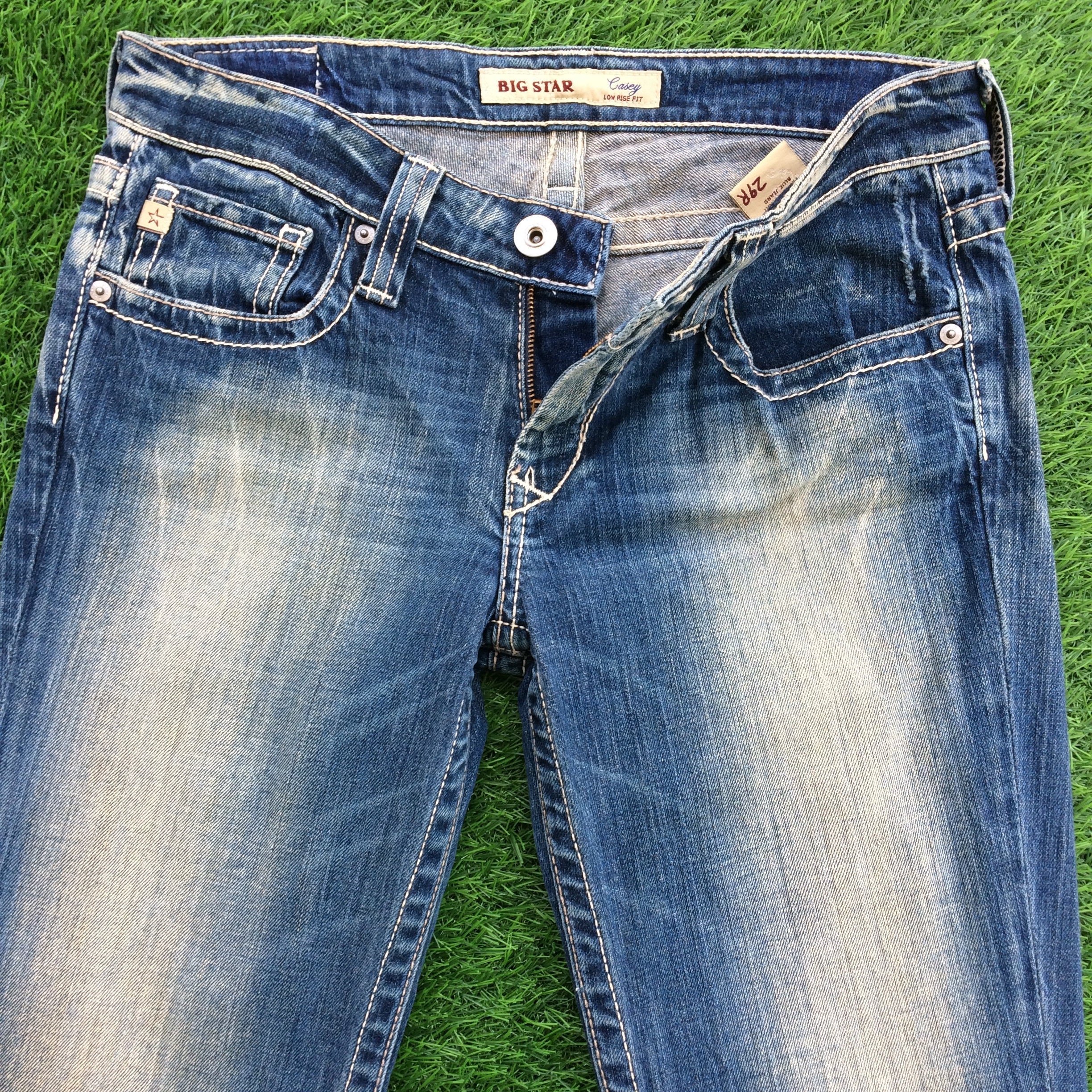 Size 29 Big Star Low Rise Bootcut Jeans Embroidered Pocket