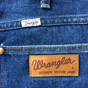 Vintage Wrangler Jeans, storlek 30, blekta ljustvättade denim bild 8