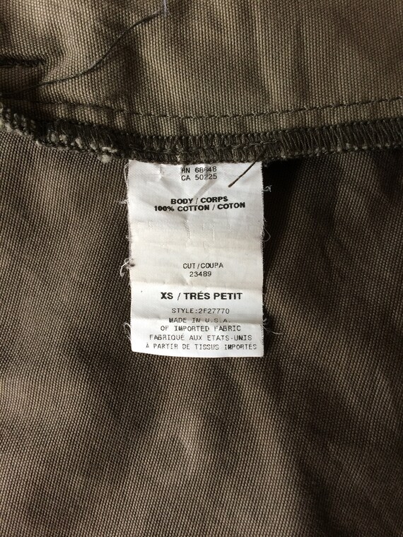 Distressed Patchwork Jacket Parka Zip Up Hoodie - image 10