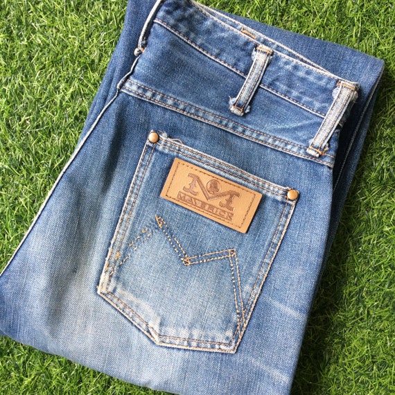 Size 30 Vintage 90's Maverick Jeans W30 L31 Distressed - Etsy