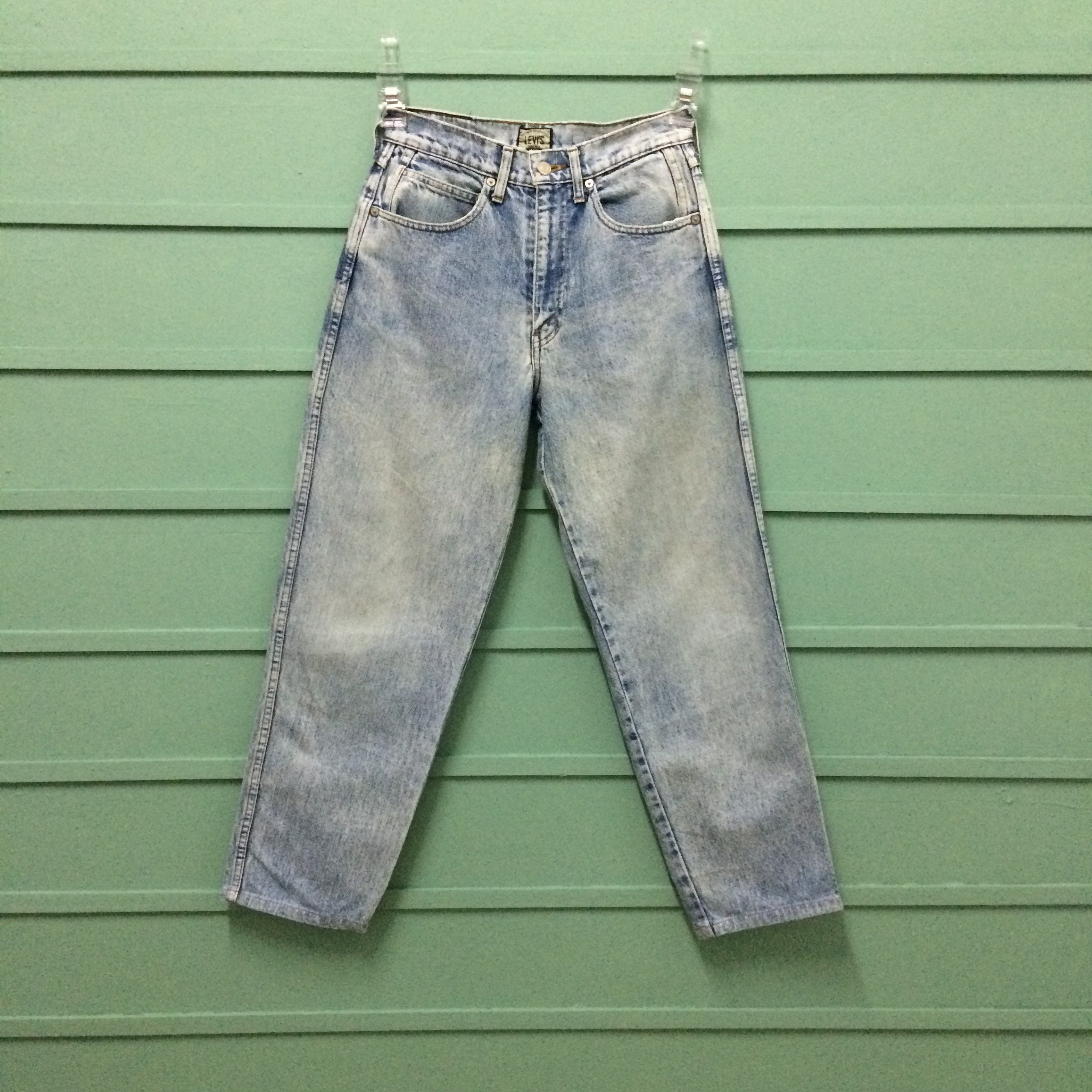 Size 27 Vintage Levis Big E Mom Jeans W27 L28 Tiny Small Waist | Etsy