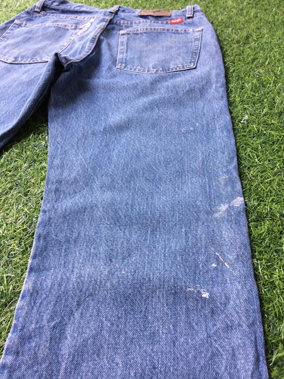 Size 30 Vintage Wrangler Western Distressed Jeans… - image 6