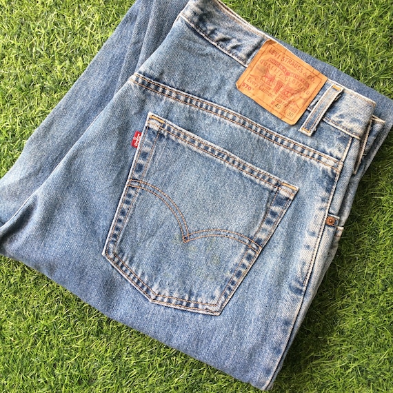 Talla 40 Vintage Levis 570 Baggy Jeans W40 L32 - Etsy México