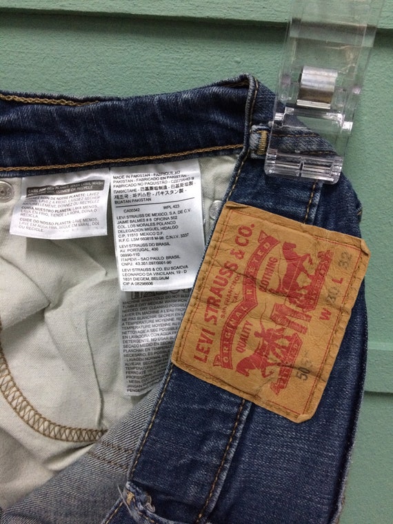 Size 28 Vintage Distressed Levis 505 Red Tab Ladies Jeans W28 L30 Faded  Dark Wash Stretch Denim Straight Leg Jeans Waist 28 -  Canada