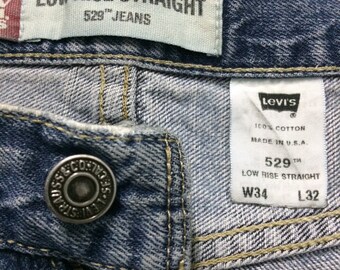 Size 35 Vintage Distressed Levis 529 Plus Size Jeans W35 L32 - Etsy