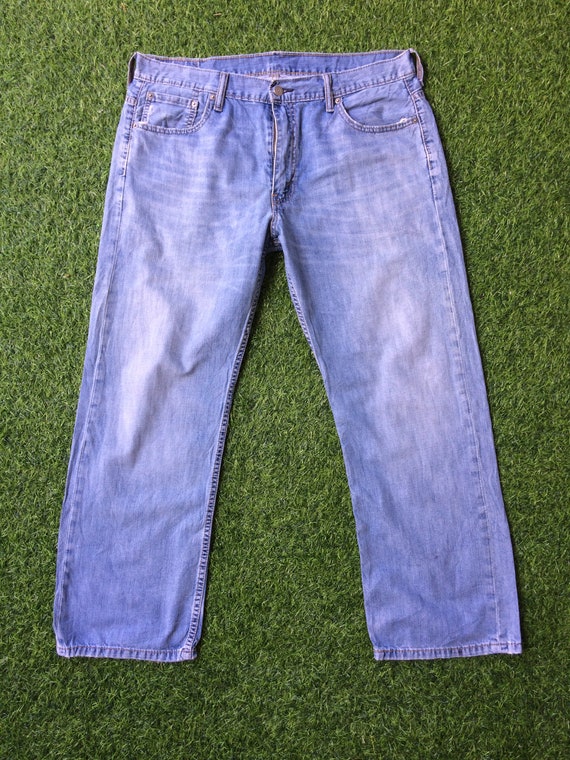 Size 39 Vintage Plus Size Distressed Levis 569 Li… - image 3