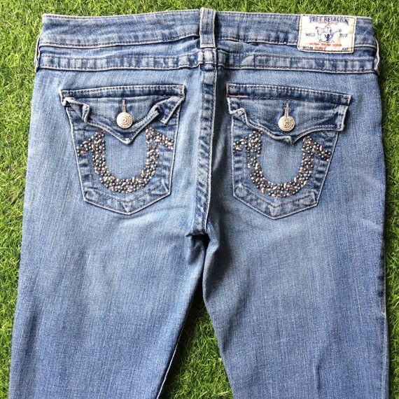 Jeans True Religion Blue size 33 US in Cotton - 39365621