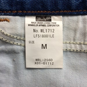 Vintage Wrangler Jeans, storlek 30, blekta ljustvättade denim bild 10