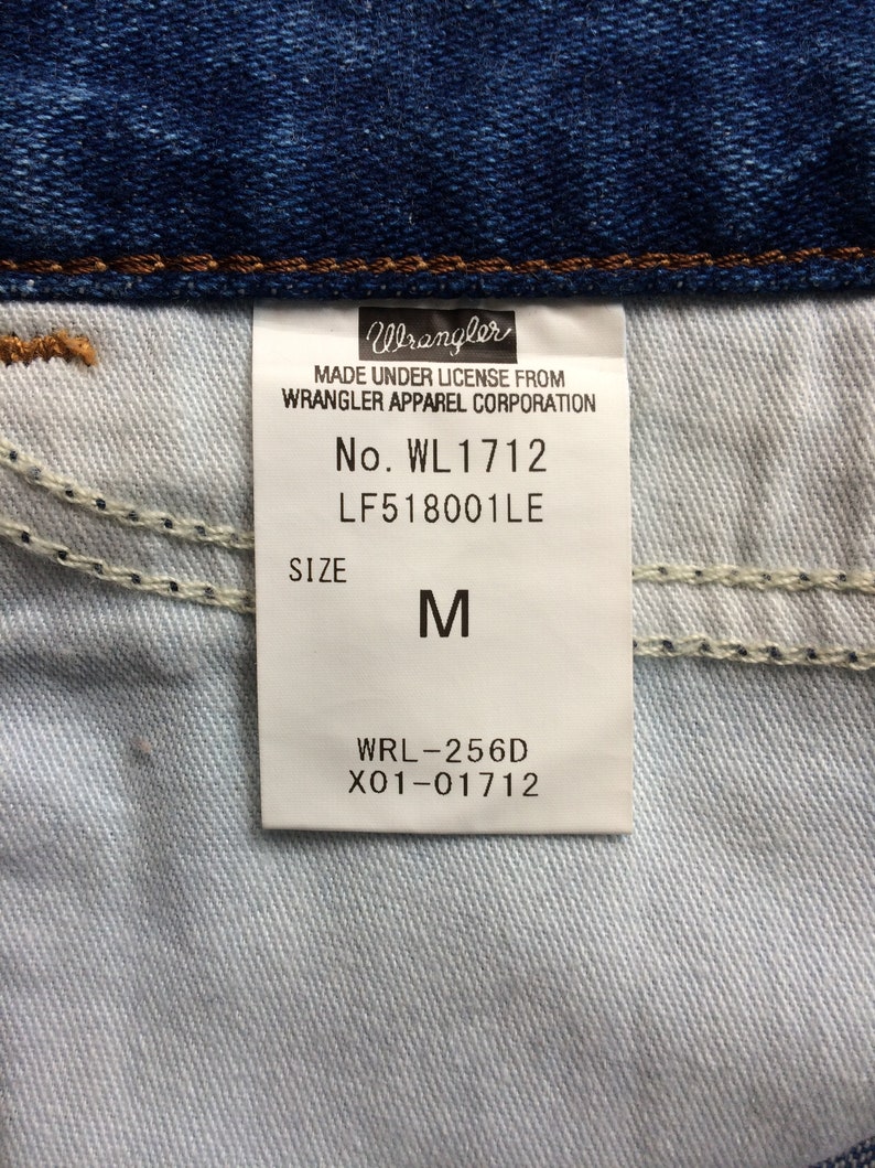 Vintage Wrangler Jeans, storlek 30, blekta ljustvättade denim bild 10
