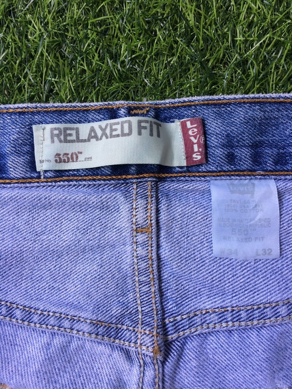 W33 L30 Vintage Distressed Levis 550 Jeans Light Wash Rigid - Etsy